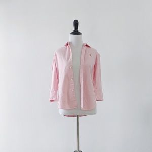 Ralph Lauren Sport Pink 3/4 Button Down